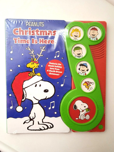 Snoopy Navidad, Peanuts Christmas Time Is Here Libro Musical