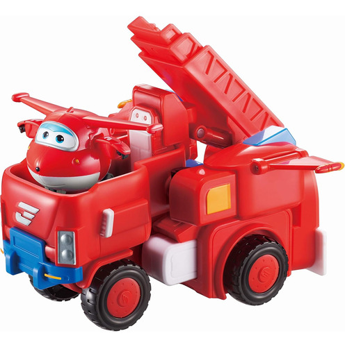 Super Wings Jett - Traje De Robot, Figura De Escala