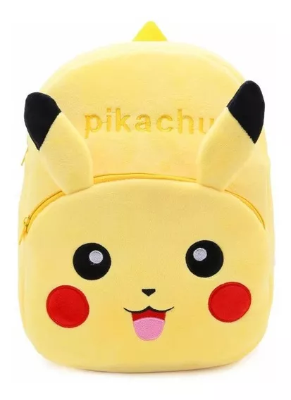 Mochila Pokemon  Pikachu Kids Felpa Encantador