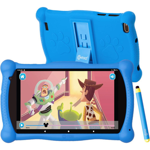 Tablet Contixo V10 Azul, 7'', Con Lapiz, Wifi, 16 Gb Hd