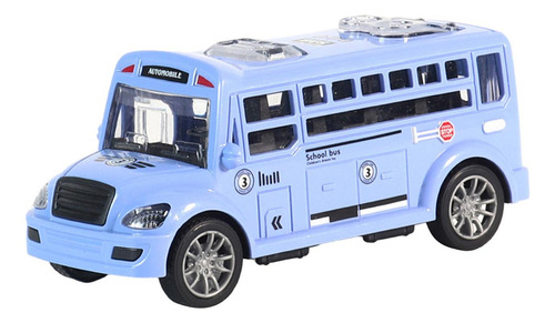 Para 6 Modelo De Autobús Escolar, Juguete Con Puerta Que Se