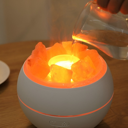 Humidificador Difusor Aromaterapia Volcan Lujo Aire Sala Color Blanco