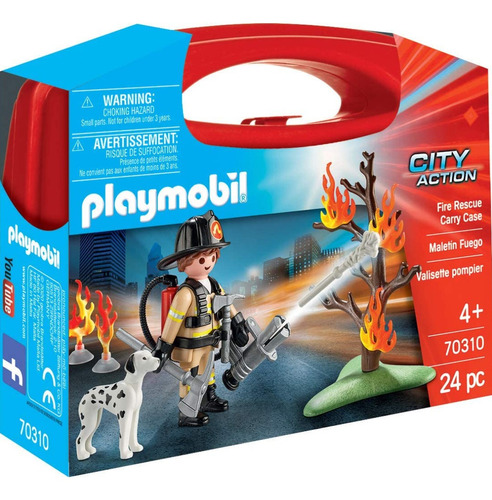 Playmobil City Action Maletin Fuego 70310