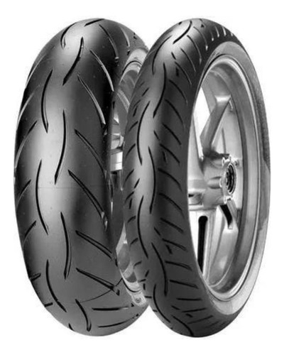 Par Pneu Metzeler 110 70 17 + 140 70 17 Sportec M5 Yamaha R3