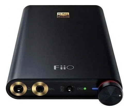 Auriculares DAC Fiio Q1 Mii Hi-Res negros con amplificador/DAC