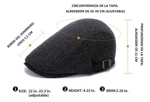 Boina De Tecido Espanhol Com Boné Fechado