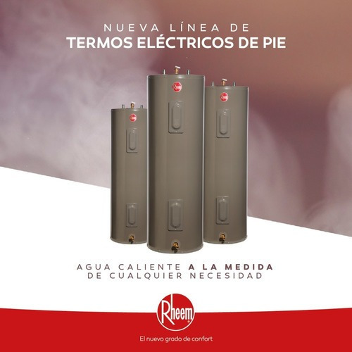 Imagen 3 de 8 de Termo Eléctrico Rheem 114 Litros Piso 220v 2kw Everkleen