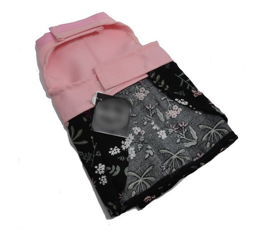 Imagen 2 de 2 de Vestido Rosa Con Negro Para Perrita Talla 2