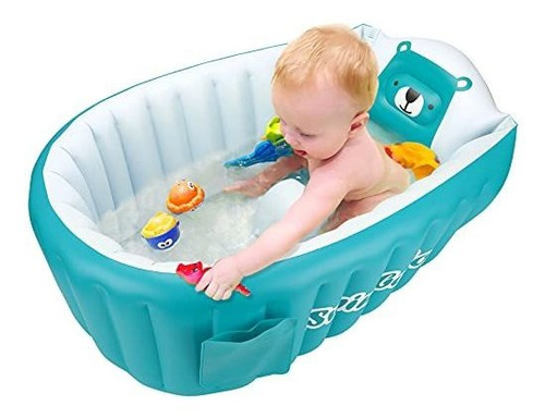 Shxkuan Inflatable Bathing Tub For Toddler,non Slip Safety T