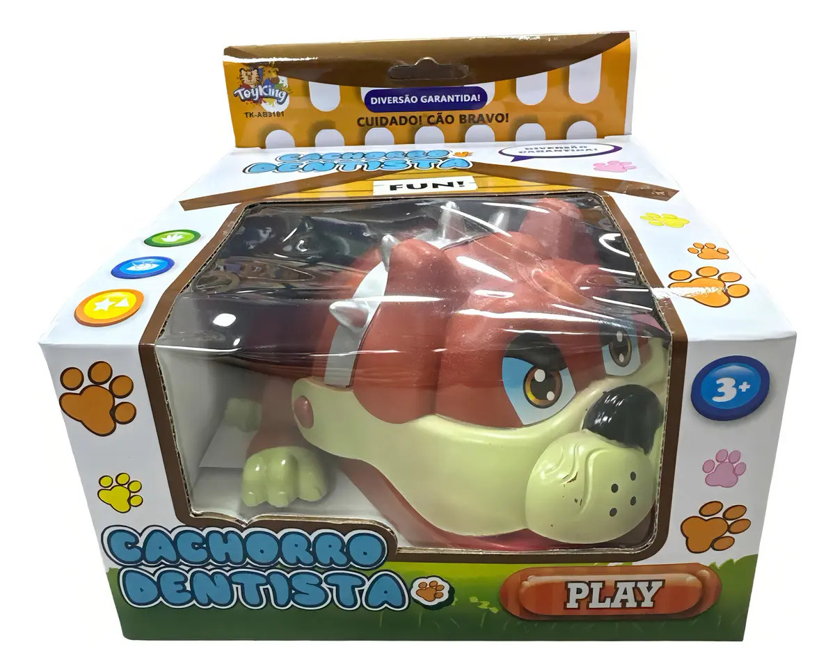 Brinquedo Cachorro Dentista Menino e Menina