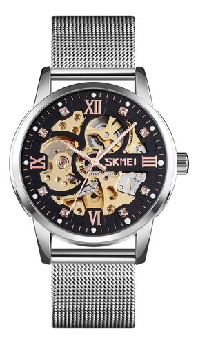 Skmei - Reloj 9199si Mecanico Para Hombre