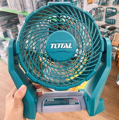 Ventilador Inalambrico Portatil 18cm Oficina Camping Cantidad De Aspas 3 Estructura Turquesa Aspas Gris Diámetro 7 Material De Las Aspas Plástico