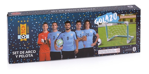 Mini Set De Arco De Fútbol Selección Uruguaya - Mosca