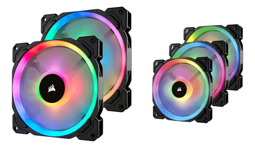 Corsair Ll Serie Rgb In Doble Bucle Luz Led Pwm Ventilador