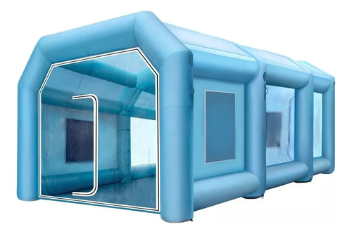 Cabina Inflable Para Pintura Auto Moto 10 X5x3.5m Carroceria