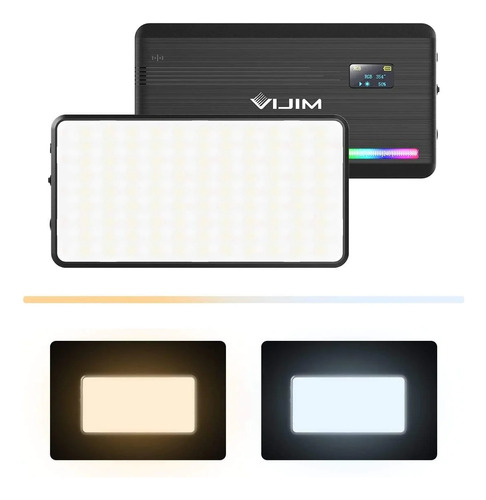 Vijim Vl196 - Panel De Luz Led Rgb Para Video, Rótula Y Grid