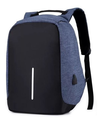 Mochila Antirrobo Laptop 15 Impermeable Terminal Usb | Smart