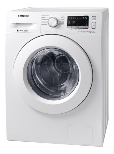 Lavasecarropas automático Samsung WD90M4453 blanco 9kg 220V