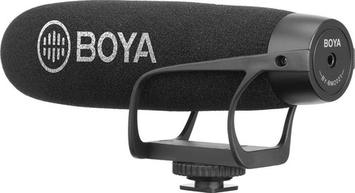 Microfone Boya BY-BM2021 Condensador Supercardióide cor preto