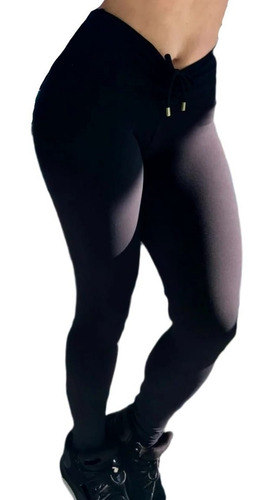 Imagem 1 de 9 de Calça Com Franzido Levanta Bumbum Legging De Ginástica 938