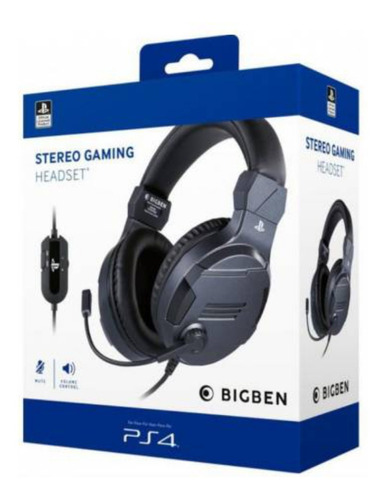 Audífono Para Ps4 Playstation Bigben Alambrico Gaming 