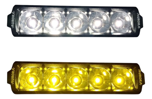 Barra Led Aurora D6 Ultra Spot Doble Color 12 Pul Atv Can Am