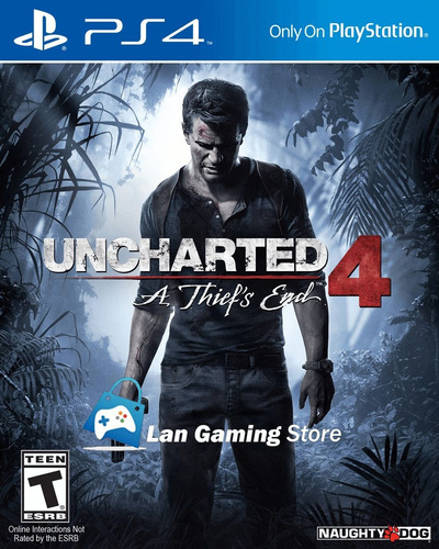 Uncharted 4 Ps4 A Thiefs End Nuevo Español Con Poster