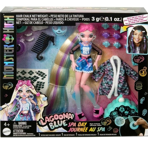 Monster High Lagoona Blue ¡¡día De Spa!!