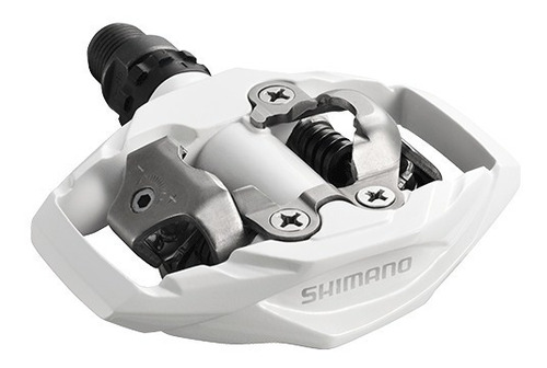 Pedal Clip Shimano Mtb Pd-m530 Branco Bicicleta Taquinhos