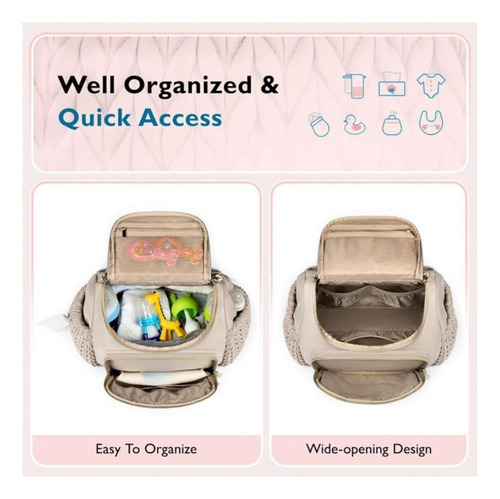 = Mochila Para Fraldas Bolsa Para Troca De Fraldas Com Bolso