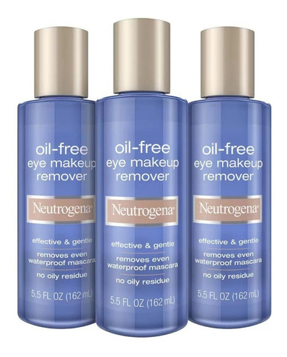 Desmaquillante Bifásico Ojos Neutrógena 3 Pack De 162 Ml