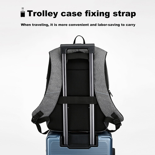 Mochila De Dos Hombros, 17 Pulgadas, Impermeable, Usb