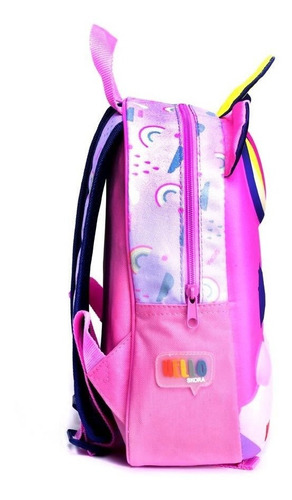 Imagen 5 de 9 de Mochila Unicornio Jardin Skora 25881 Maple Cuota Y Envio