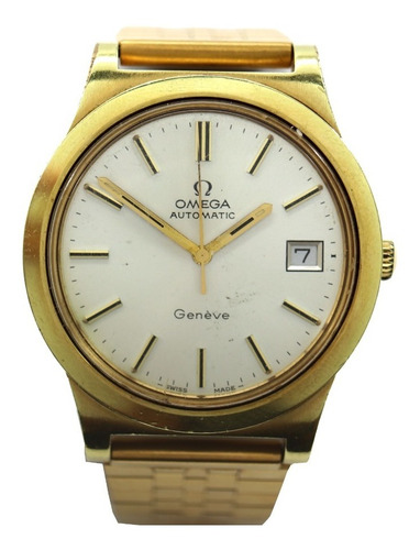 Relógio Omega Automatic Geneve Em Aço Calendário J23177