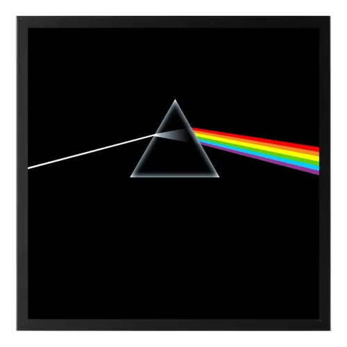 comprar Quadro Pink Floyd The Dark Side Of The Moon Capa Do Lp Disco