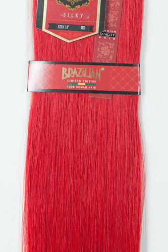 Extension Cabello Brazilian 18pLG 100%natural Rojo Fantasia