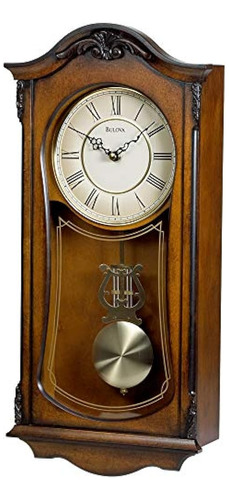 Bulova Clocks C3542 Cranbrook Reloj De Timbre De Madera Anal