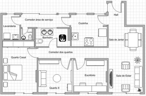 Plotagem Plantas Desenhos Projetos Engenharia