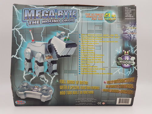 Robot De Juguete Wow Wee Mega-byte Robotnic Pet De 1999