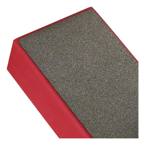 Almohadillas De Lijado De Diamante, Esponja De Recorte, Rojo