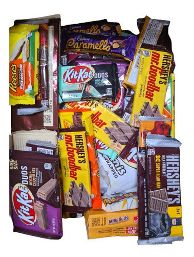 Chocolates Importados Surtido 2kg. Kit Kat, Reese's, Hershey