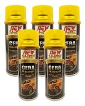 Comprar 5 Ceras Para Auto Moto En Aerosol Fácil Aplicación New Shine