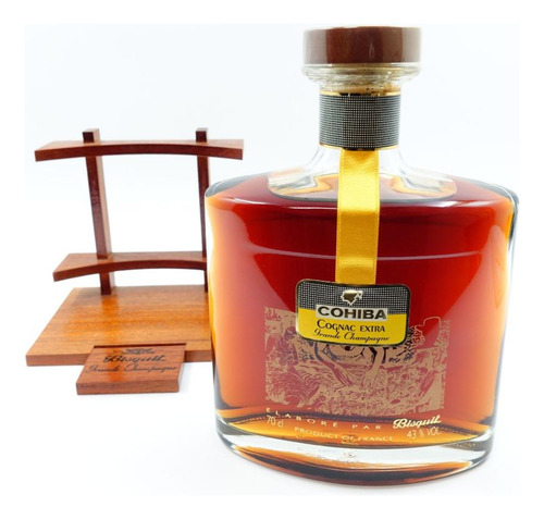 Cognac Extra Cohiba Grande Champagne. Origen Francia. 700 Ml