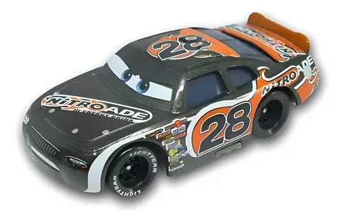 Miniatura Disney Cars Número 28 - Aiken Axler Nitroade Racer