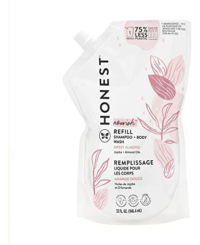 The Honest Company Recarga De Bolsa De 2-en-1 Champú + Gel