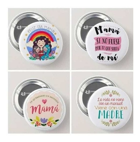 20 Pins Personalizados 56mm $13 Cada Uno Diseño Incluido