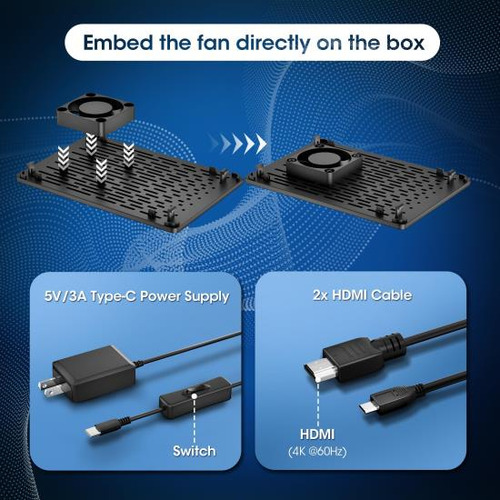 Rastech Raspberry Pi 4 Kit De Inicio De 4 Gb 4 Gb De Ram Con