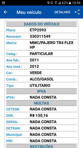 Mitsubishi Pajero Tr4 2012 2.0 Flex 5p