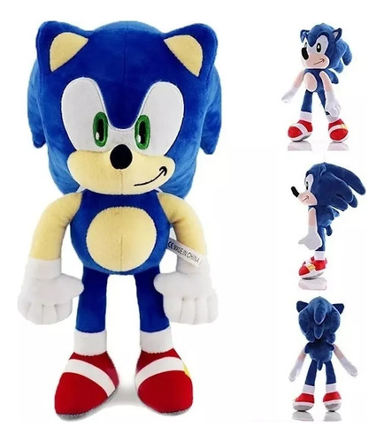 Muñeco De Peluche Sonic The Hedgehog, Juguete De Peluche Son