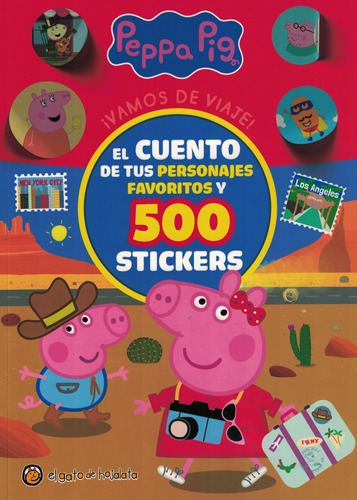 Cuento De Tus Personajes Favoritos Y 500 Stickers, El Peppa